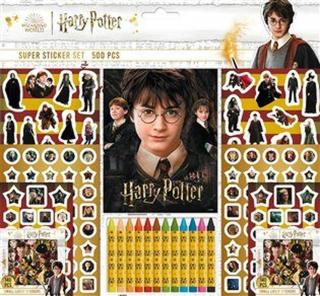 Samolepkový set s omal. a voskovkami 500ks Harry Potter