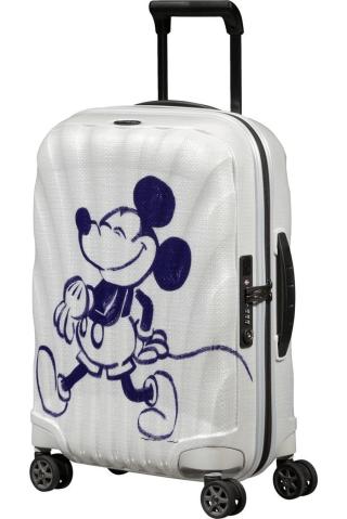 Samsonite Kabinový cestovní kufr C-lite Disney EXP 36/42 l - stříbrná