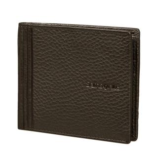 Samsonite Pánská kožená peněženka Double Leather SLG - hnědá