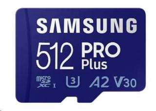 Samsung microSDXC 512GB PRO Plus + SD adaptér