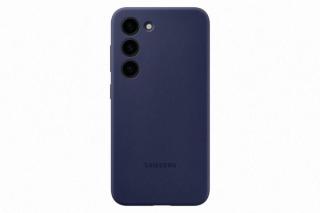 Samsung Silicone Case Galaxy S23 EF-PS911TNEGWW, námořnická modrá - rozbaleno