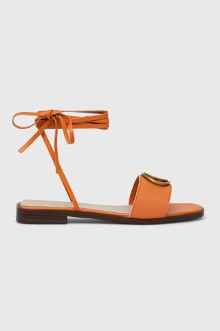 Sandály Guess KYARA dámské, oranžová barva, FL6KYA ELE03
