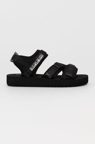 Sandály Napapijri pánské, černá barva