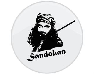 Sandokan Hodiny skleněné