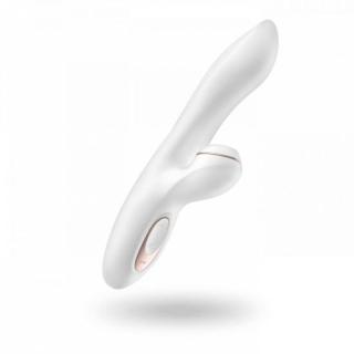 Satisfyer Pro G-spot Rabbit podtlakový vibrátor bílo-zlatý