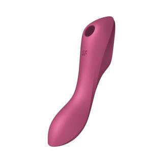 Satisfyer Vibrátor na stimulaci klitorisu Curvy Trinity 3 Red