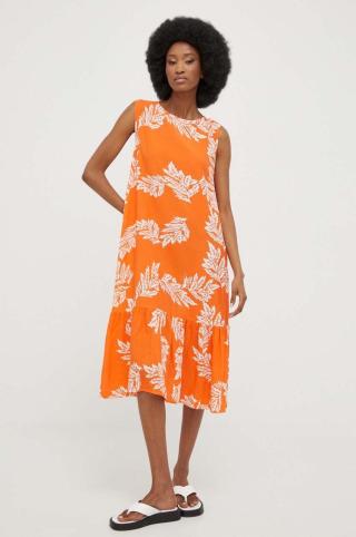 Šaty Answear Lab oranžová barva, mini