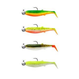 Savage Gear Gumová Nástraha Cannibal Shad Darkwater Set 4ks - 8cm / 5+7.5g