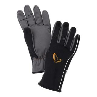 Savage Gear Rukavice Softshell Winter Glove Black Velikost: M
