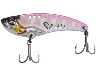 Savage gear vib blade sw fast sinking pink glow dot 5,5 cm 14,5 g