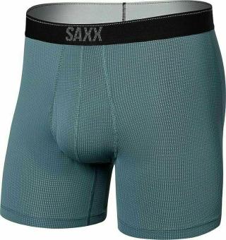 SAXX Quest Quick Dry Mesh Boxer Brief Storm Blue XL