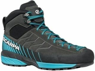 Scarpa Mescalito Mid GTX Shark/Azure 44,5 Pánské outdoorové boty