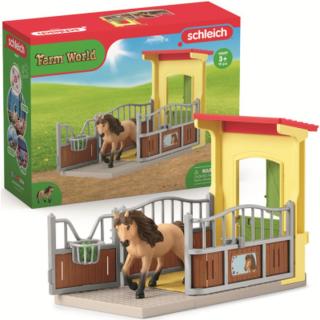 Schleich 42609 Box pro poníky s hřebcem islandského poníka