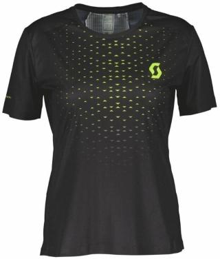 Scott RC Run SS Womens Shirt Black/Yellow XS Běžecké tričko s krátkým rukávem