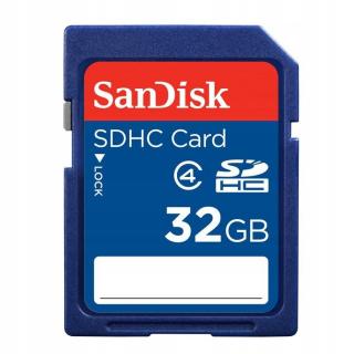 Sdhc 32GB Hd Video SanDisk paměťová karta 4 MB/s