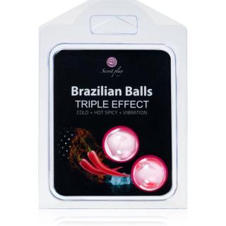 Secret play Brazilian 2 Balls Set Triple Effect masážní olej 8 g