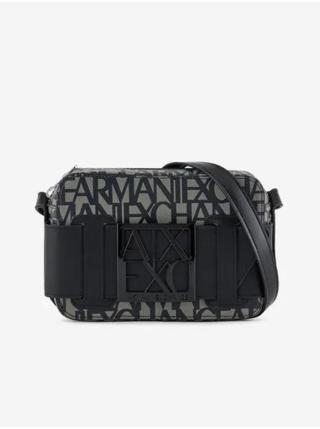 Šedá dámská textilní crossbody kabelka Armani Exchange