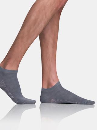 Šedé pánské ponožky Bellinda BAMBUS AIR IN-SHOE SOCKS