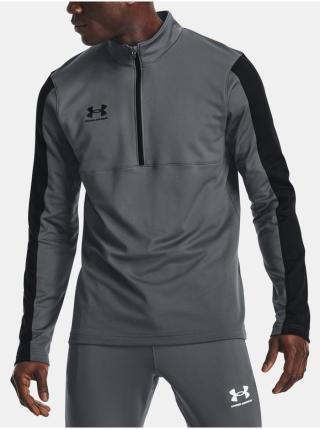 Šedé pánské tričko Under Armour Challenger Midlayer