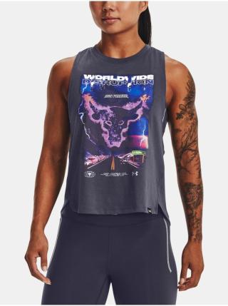 Šedé tílko Under Armour UA PJT ROCK WORLDWIDE TANK