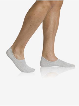 Šedé unisex ponožky Bellinda BAMBUS SNEAKER SOCKS