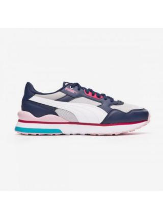 Šedo-modré dámské tenisky Puma R78