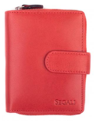 SEGALI Dámská kožená peněženka 7521 red