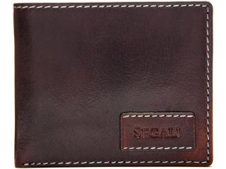 SEGALI Pánská kožená peněženka 1031 brown