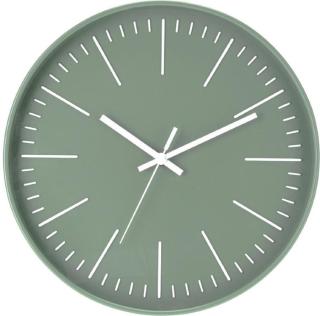 -SEGNALE Nástěnné hodiny na zeď 30 cm zelená