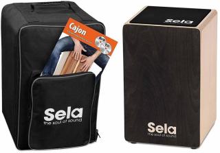 Sela SE 120 Primera Dřevěný cajon Černá