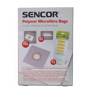 SENCOR Sáčky z polymerových mikrovláken pro SVC 45/52 10 kusů + vůně 5 kusů