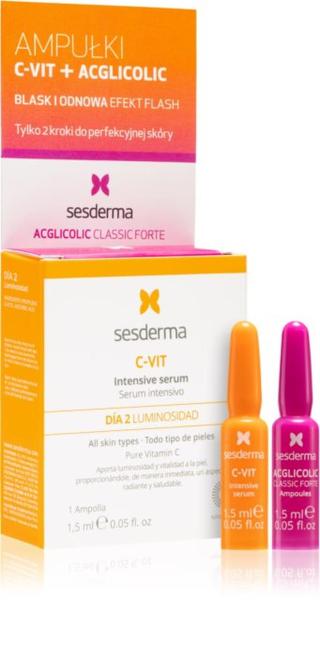 Sesderma Efekt Flash 1 X Acgl 1,5 Ml + 1 X C-vit 12% 1,5ml