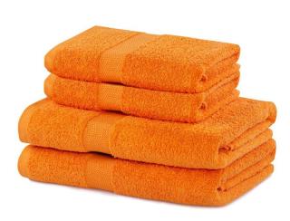 Set 100% bavlna CECIL 2x ručník 50x100 cm a 2x osuška 70x140 cm, oranžová, 525 gr, Mybesthome