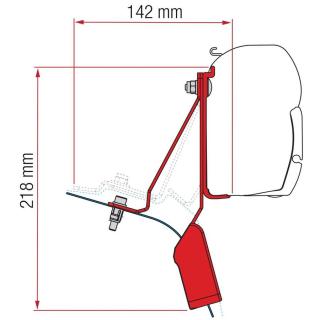 Set dvou adaptérů pro vozy Ford Custom Nugget