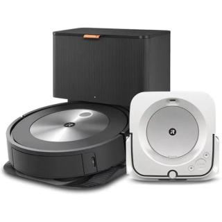 Set robotického vysavače iRobot Roomba j7+ a mopu Braava jet m6