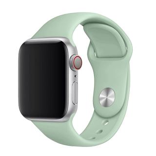 Set silikonových řemínků FIXED Silicone Strap pro Apple Watch 42/44/45 mm, světle tyrkysová