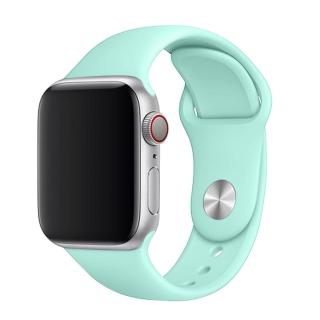 Set silikonových řemínků FIXED Silicone Strap pro Apple Watch 42/44/45 mm, sytě zelená