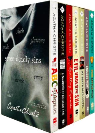 Seven deadly sins 7 book set slipcase - Agatha Christie