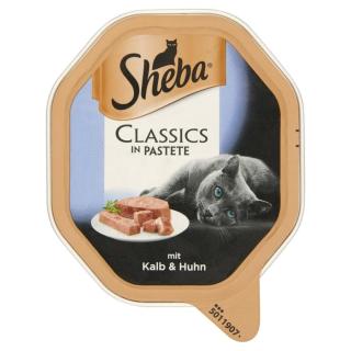 Sheba Classics paštika, tele-kuře 22 x 85 g