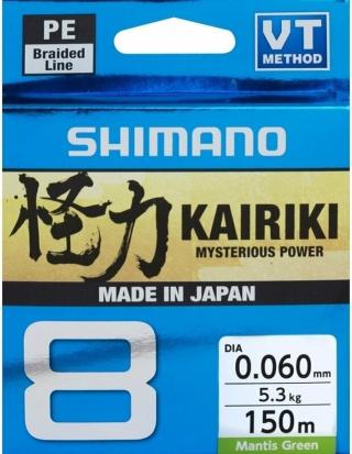 Shimano Kairiki 8 Mantis Green 0,16 mm 10,3 kg 150 m