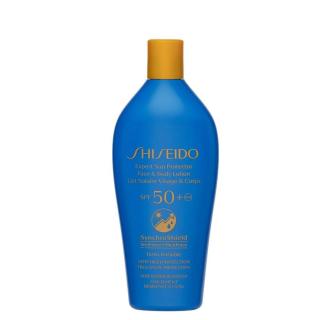 Shiseido Voděodolné ochranné mléko na obličej a tělo SPF50+  300 ml