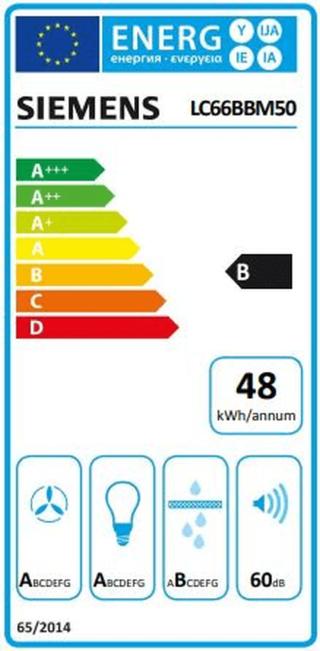 Siemens LC66BBM50 komínová digestoř