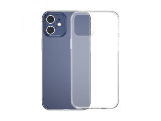 Silikonové pouzdro Baseus Simple Case pro Apple iPhone 12 Mini, transparentní