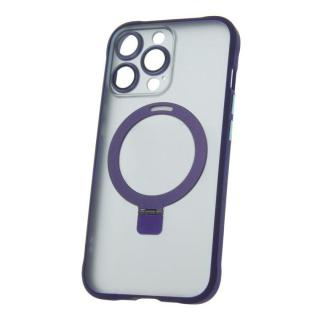 Silikonové TPU pouzdro Mag Ring pro Apple iPhone 13 Pro, fialová