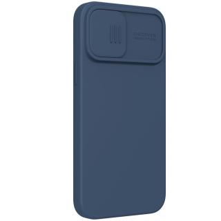 Silikonový kryt Nillkin CamShield Silky pro Apple iPhone 14 Pro, modrá