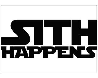 Sith happens Plakát typ A4-A0