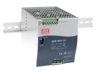 Síťový zdroj na DIN lištu Mean Well SDR-960-48, 1 x, 48 V/DC, 20 A, 960 W
