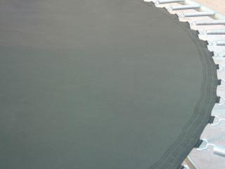 Skákací plocha k trampolíně s vnější ochrannou sítí 183 - 490 cm | délka pružin 14 cm
