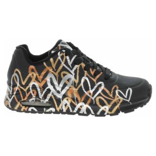 Skechers Uno - Metallic Love black-gold 39