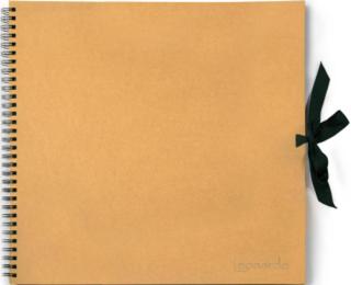 Skicák Leonardo, 42 x 42 cm, černý papír
